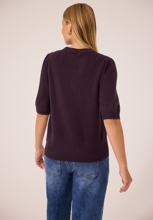 STREET ONE STUDIO Kurzarmpullover mit Raffungen an den Ärmeln
