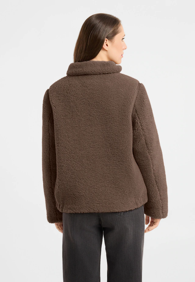 Frieda & Freddies Winterjacke »Frieda & Freddies Teddyjacke mit Nylon-Details«