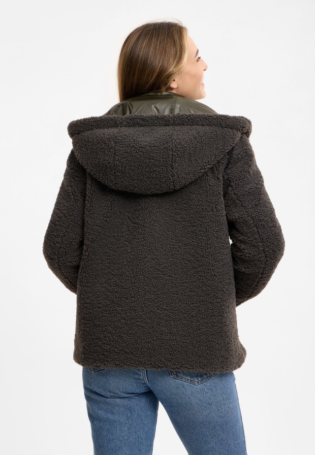 Frieda & Freddies Winterjacke »Frieda & Freddies Teddyjacke mit Double-Layer-Look«