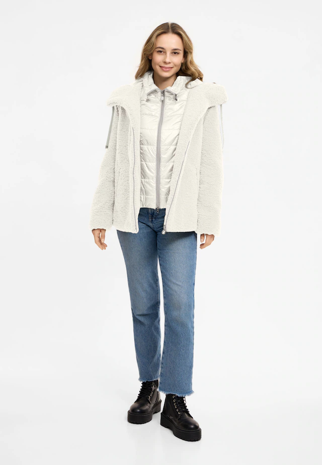 Frieda & Freddies Winterjacke »Frieda & Freddies Teddyjacke mit Double-Layer-Look«