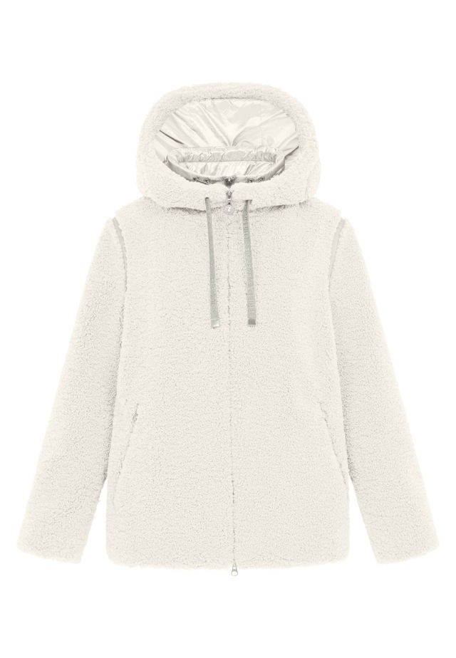 Frieda & Freddies Winterjacke »Frieda & Freddies Teddyjacke mit Double-Layer-Look«