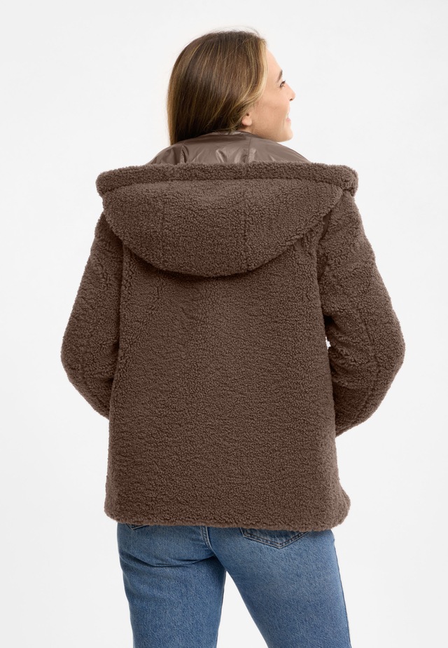 Frieda & Freddies Winterjacke »Frieda & Freddies Teddyjacke mit Double-Layer-Look«