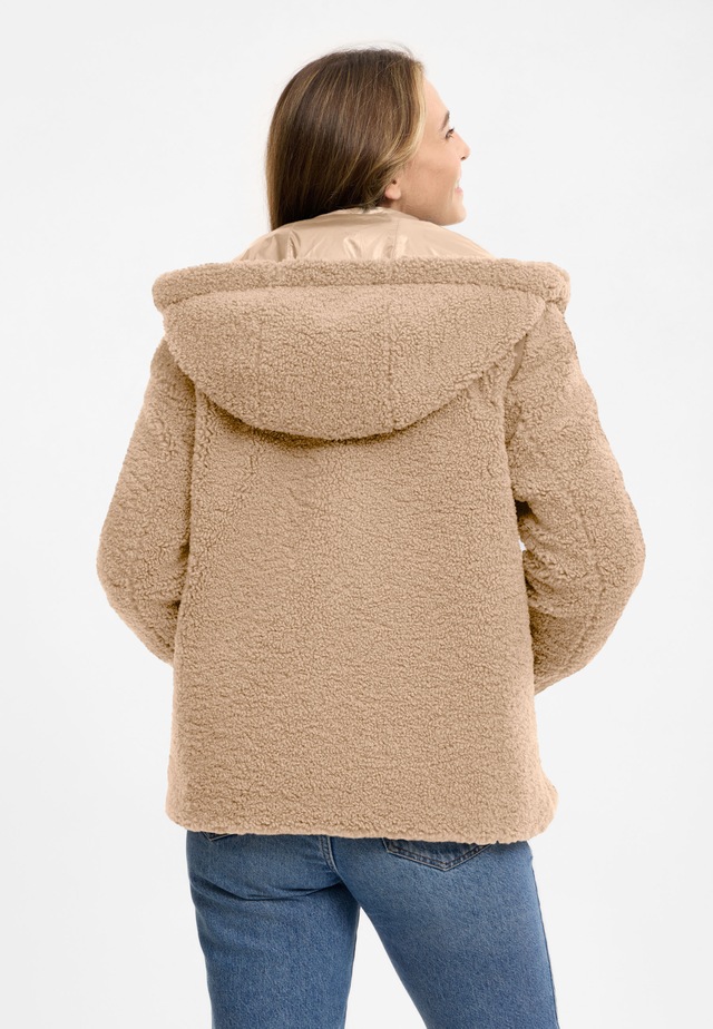 Frieda & Freddies Winterjacke »Frieda & Freddies Teddyjacke mit Double-Layer-Look«