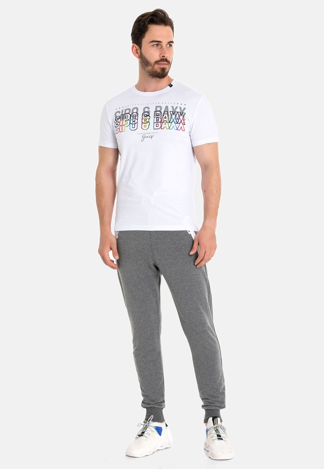Cipo & Baxx T-Shirt »CT717« gerade geschnitten