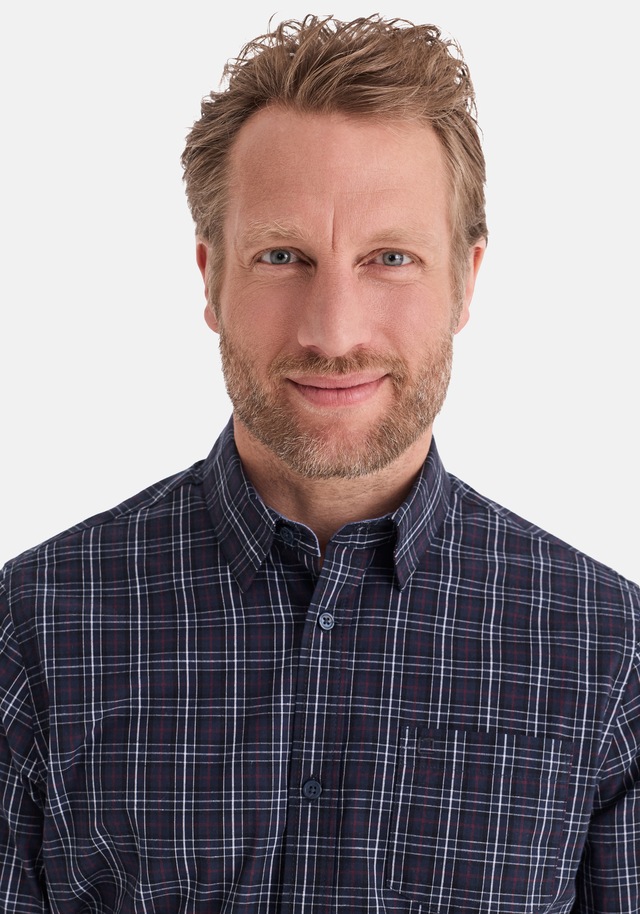 Stooker Men Langarmhemd »HUGH Hemd Modern Kent Langarm« Hemd Modern Kent Langarm für Herren