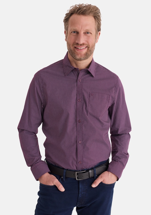 Stooker Men Langarmhemd »HUGH Hemd Modern Kent Langarm« Hemd Modern Kent Langarm für Herren