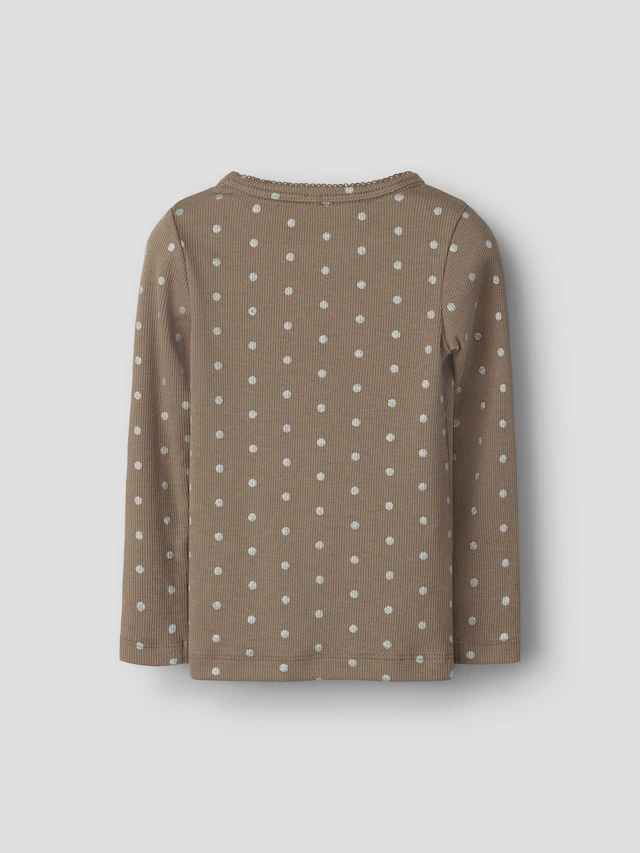 Name It Langarmshirt »NMFLONA LS XSL TOP« Baumwollmischung, slim fit
