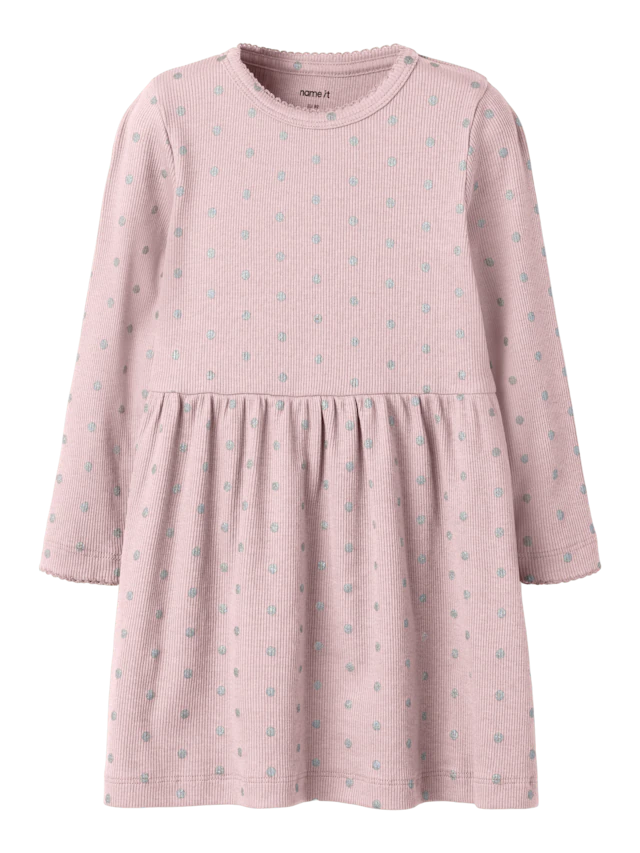 Name It Strickkleid »NMFLONA LS DRESS« Baumwollmischung, regular fit