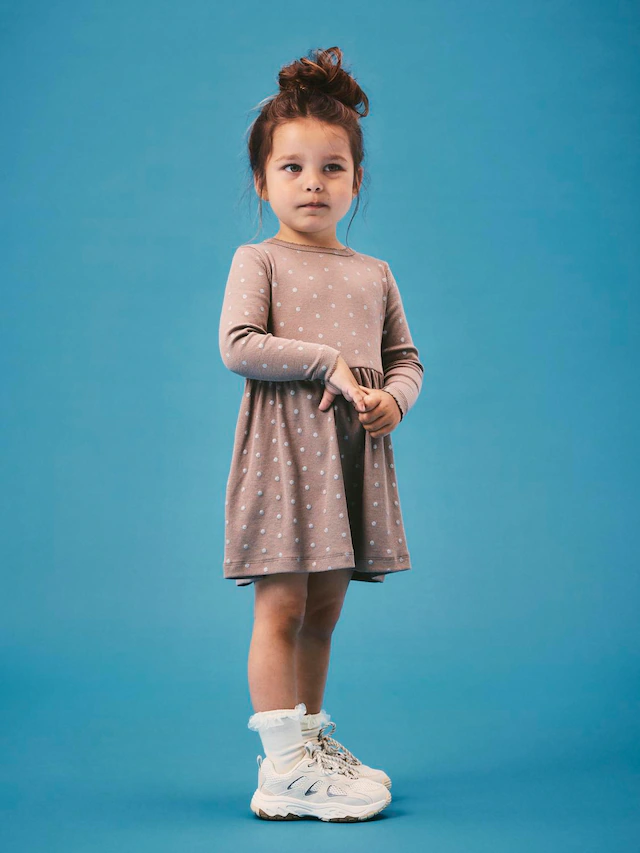 Name It Strickkleid »NMFLONA LS DRESS« Baumwollmischung, regular fit