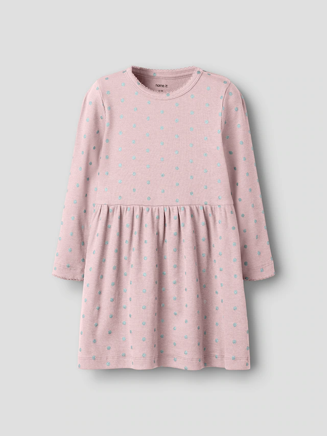 Name It Strickkleid »NMFLONA LS DRESS« Baumwollmischung, regular fit