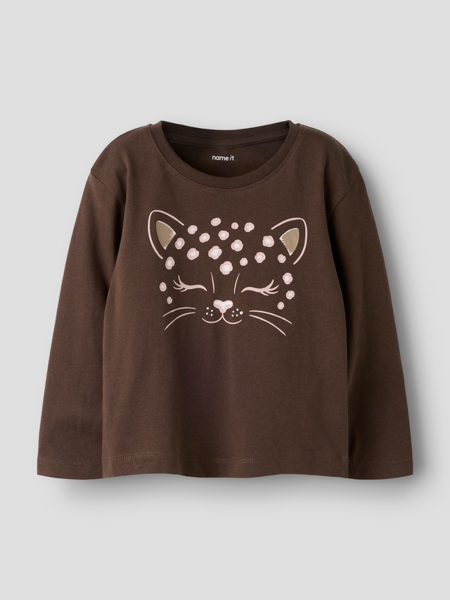 Name It Langarmshirt »NMFLAUREN LS NREG TOP« Baumwolle, regular fit
