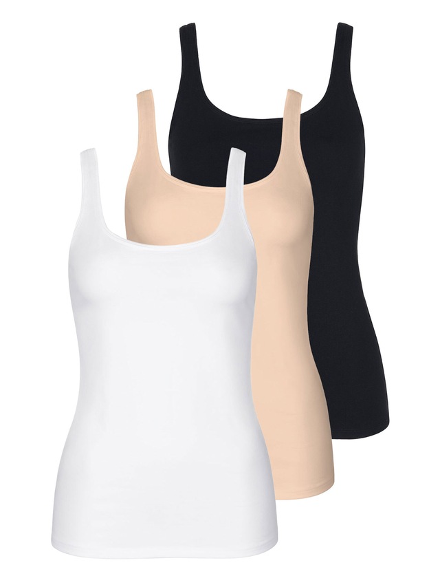 Lisca Achseltop »3er Pack Damen Trägerhemd Kaia«