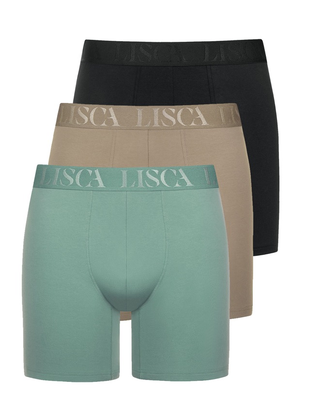 Lisca Boxer »3er Pack Herren long Boxer Odysseus«