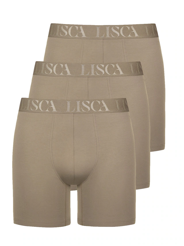 Lisca Boxer »3er Pack Herren long Boxer Odysseus«