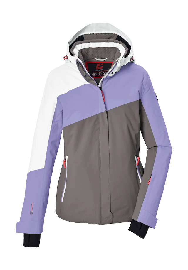 Killtec Skijacke »KSW 101 WMN SKI JCKT« Wind- und wasserdichte Damenjacke mit Colourblock-Design