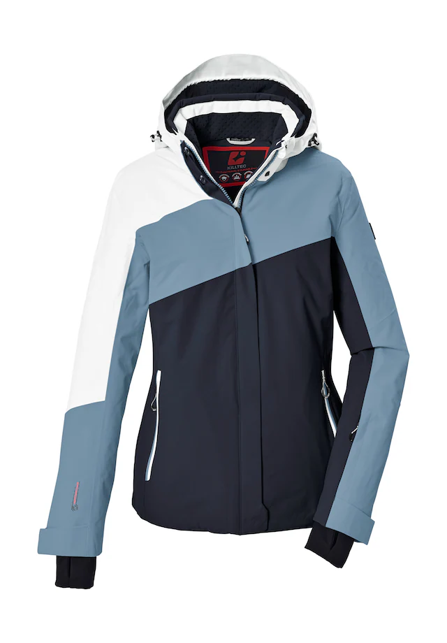 Killtec Skijacke »KSW 101 WMN SKI JCKT« Wind- und wasserdichte Damenjacke mit Colourblock-Design