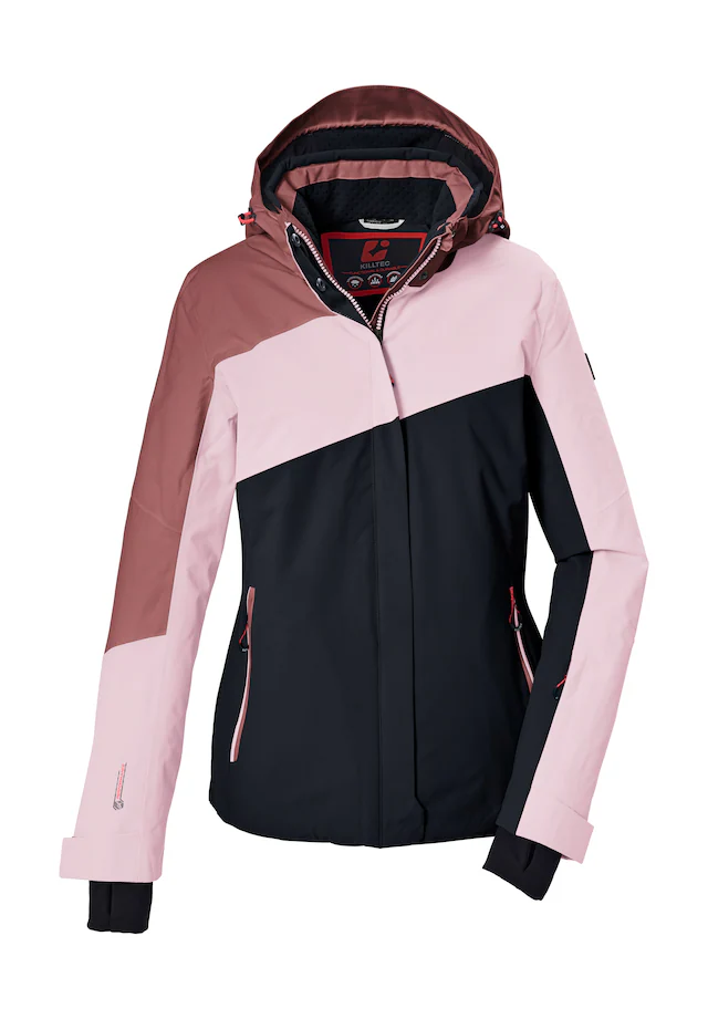Killtec Skijacke »KSW 101 WMN SKI JCKT« Wind- und wasserdichte Damenjacke mit Colourblock-Design