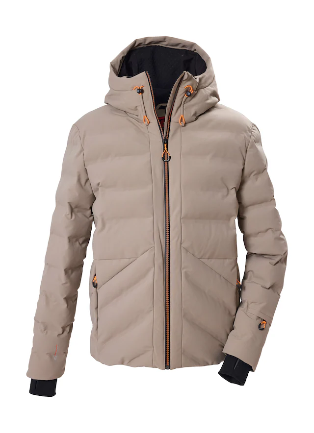 Killtec Skijacke »KSW 71 MN SKI JCKT« Wasserabweisende Steppjacke mit regulierbarer Kapuze