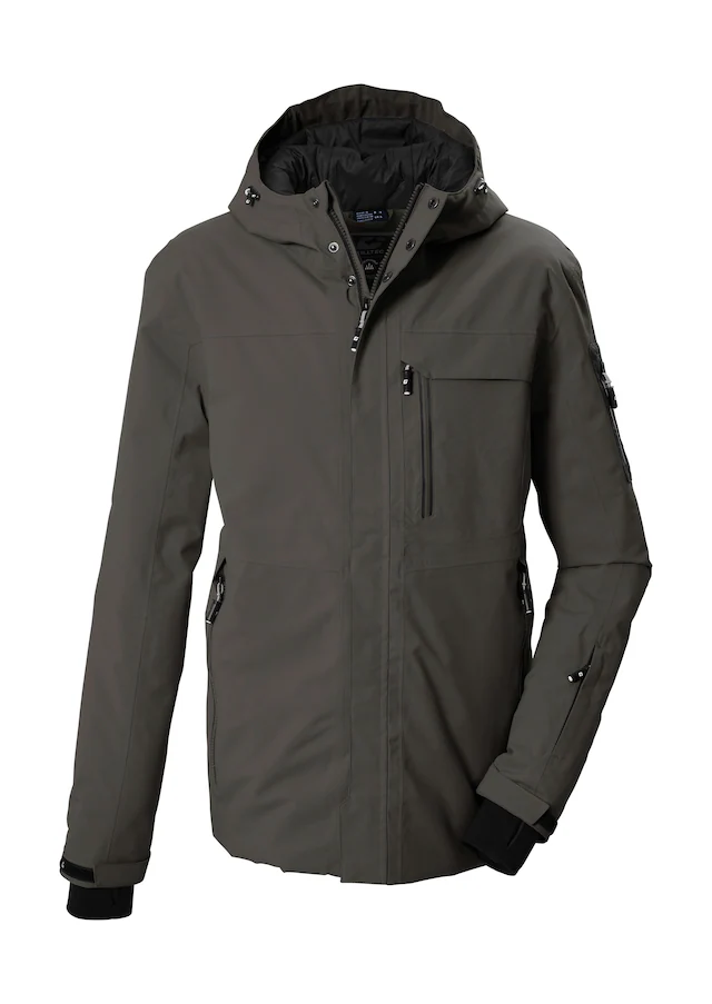 Killtec Skijacke »KSW 78 MN SKI JCKT« Atmungsaktive, wasserdichte Skijacke mit verstellbarer Kapuze