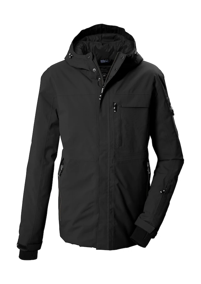 Killtec Skijacke »KSW 78 MN SKI JCKT« Atmungsaktive, wasserdichte Skijacke mit verstellbarer Kapuze