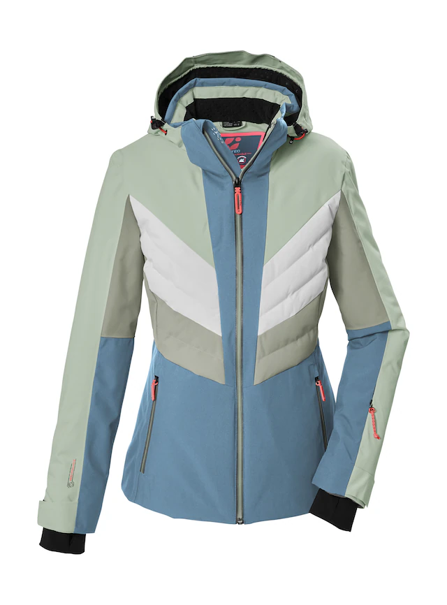 Killtec Skijacke »KSW 107 WMN SKI JCKT« Wasserdichte, atmungsaktive Skijacke mit abnehmbarer Kapuze