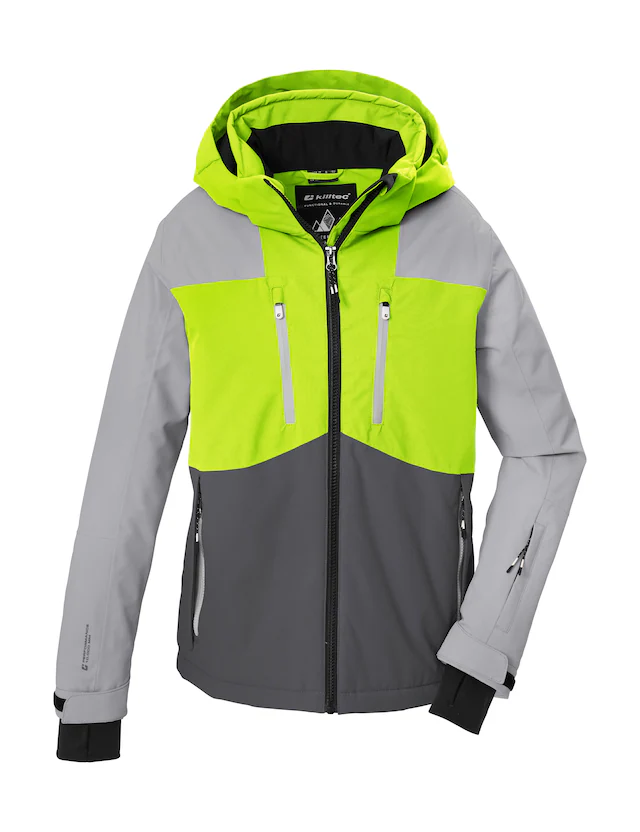 Killtec Skijacke »KSW 216 BYS SKI JCKT« Wasserdichte, atmungsaktive Skijacke mit abnehmbarer Kapuze