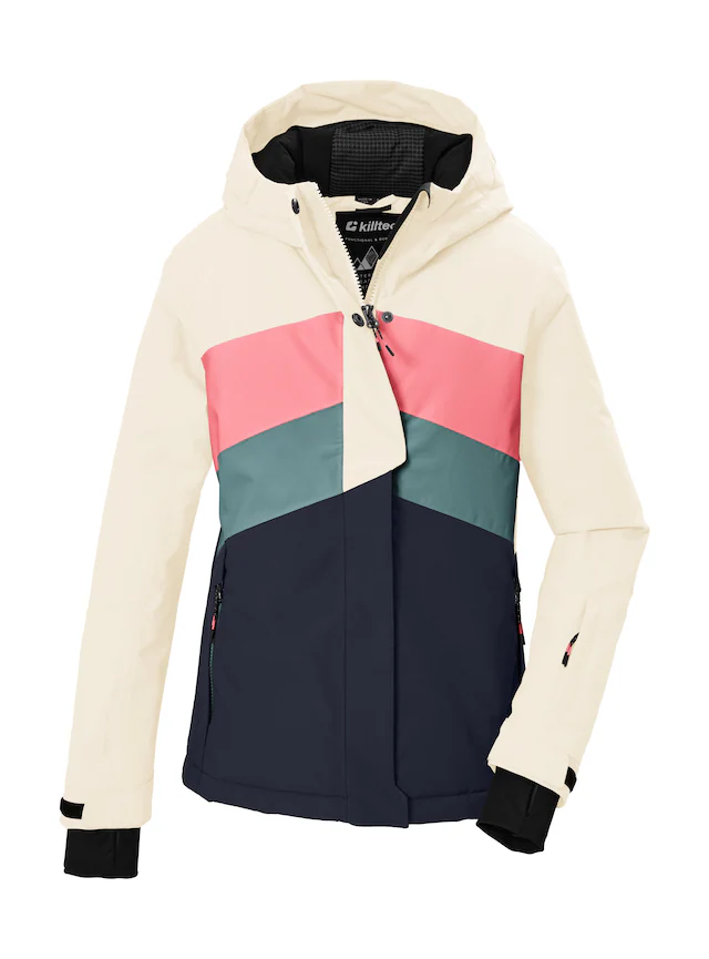 Killtec Skijacke »KSW 196 GRLS SKI JCKT« Wind- und wasserdichte Skijacke mit verstellbaren Details
