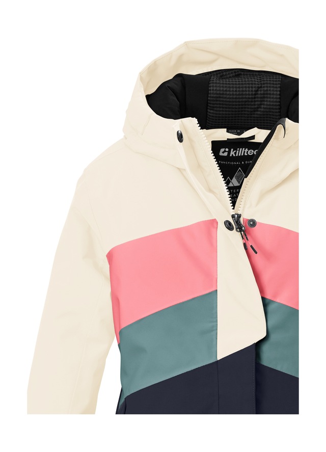 Killtec Skijacke »KSW 196 GRLS SKI JCKT« Wind- und wasserdichte Skijacke mit verstellbaren Details