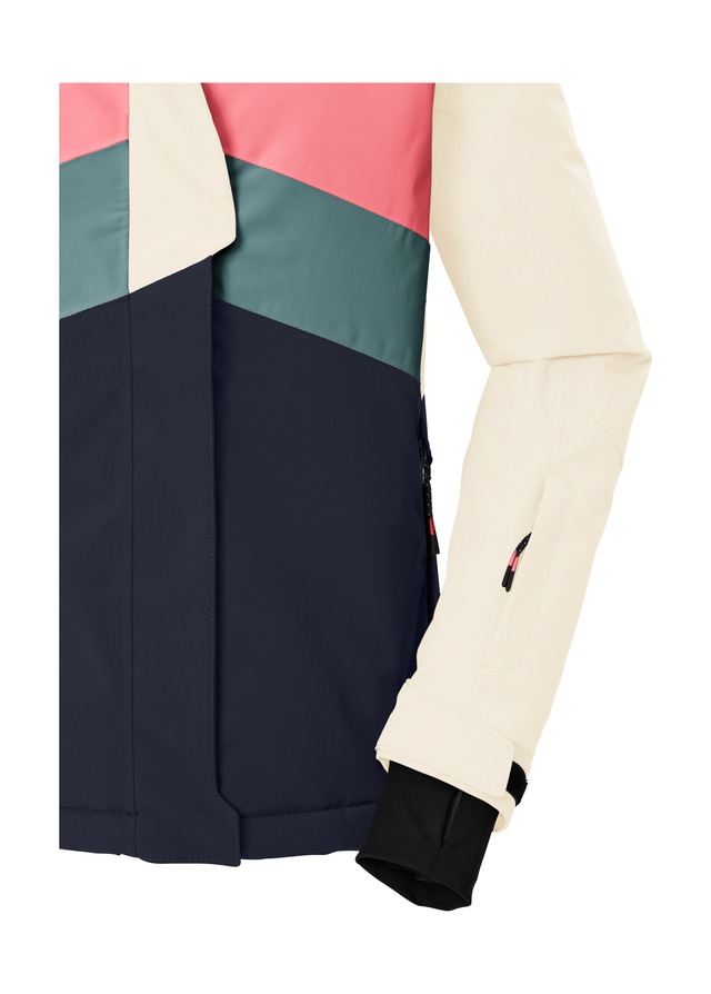 Killtec Skijacke »KSW 196 GRLS SKI JCKT« Wind- und wasserdichte Skijacke mit verstellbaren Details