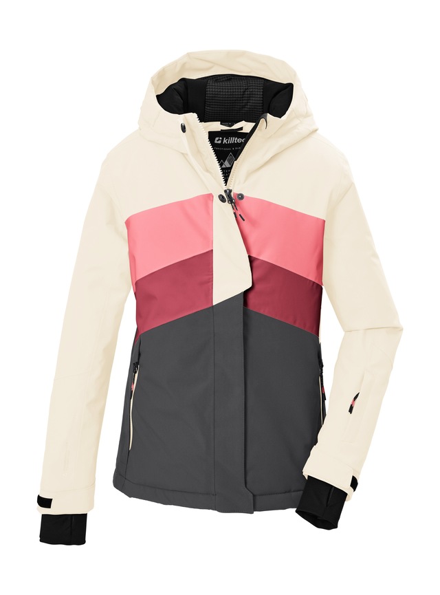 Killtec Skijacke »KSW 196 GRLS SKI JCKT« Wind- und wasserdichte Skijacke mit verstellbaren Details