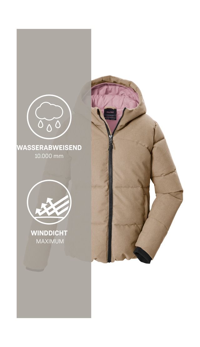 Killtec Steppjacke »KOW 169 GRLS QLTD JCKT« Wasserabweisend, winddicht, Teflon EcoElite™ imprägniert