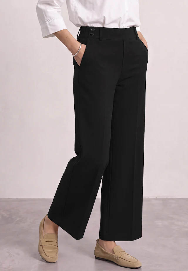 STREET ONE Stoffhose mit Wide Legs