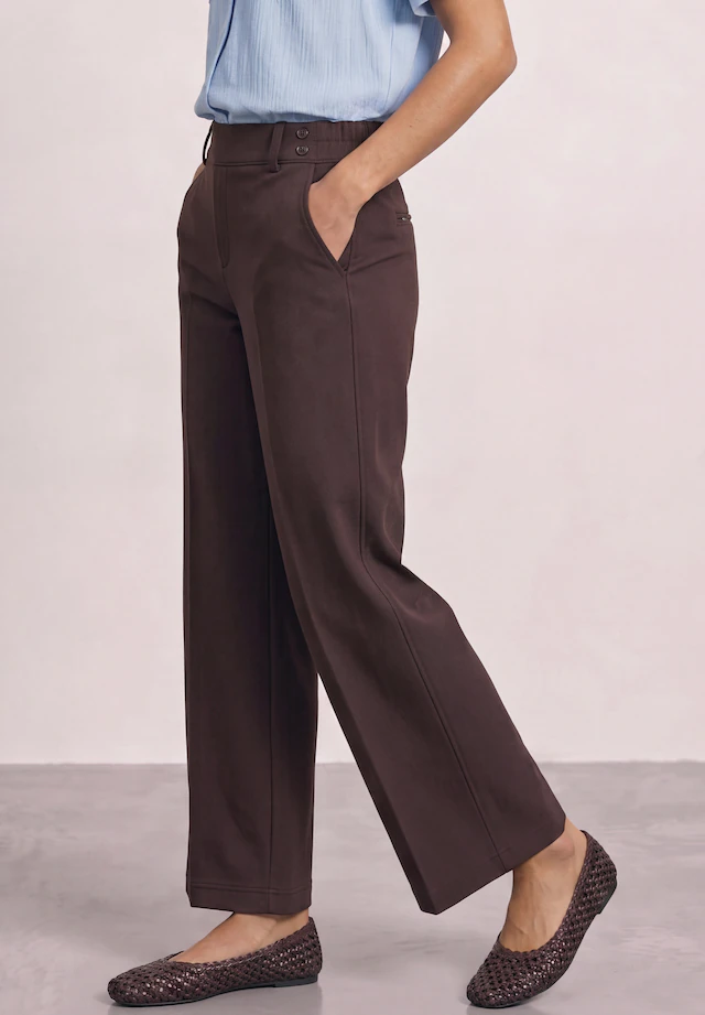 STREET ONE Stoffhose mit Wide Legs