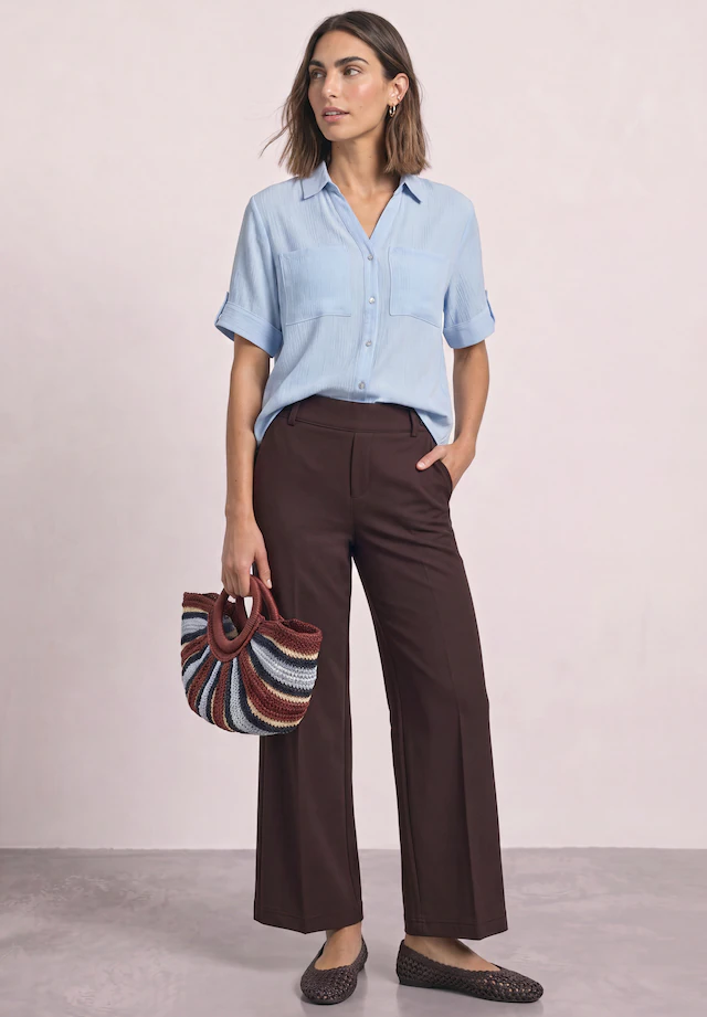 STREET ONE Stoffhose mit Wide Legs