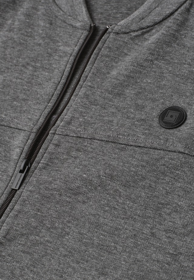 STREET ONE MEN Sweatjacke mit Piqué-Struktur