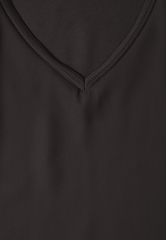 STREET ONE Langarmshirt mit Chiffon-Layer