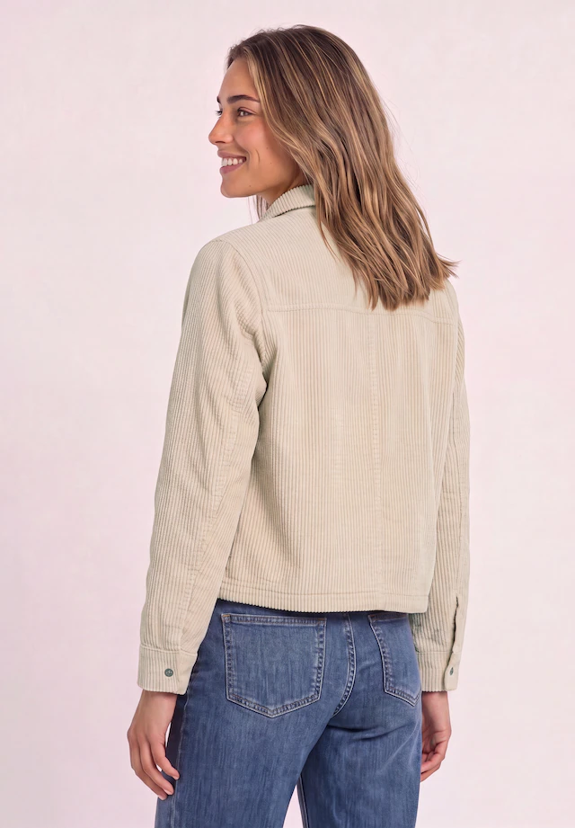 STREET ONE Cordjacke ohne Kapuze mit Tunnelzugsaum