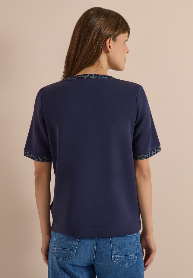 Cecil T-Shirt aus elastischem Materialmix