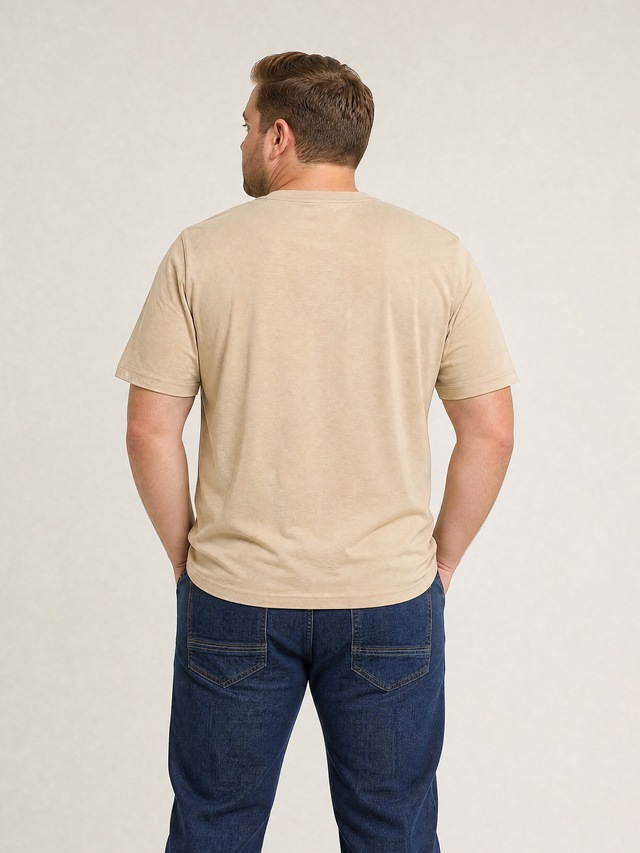 LERROS Rundhalsshirt »Sommerliches T-Shirt mit O-Neck in großen Größen«