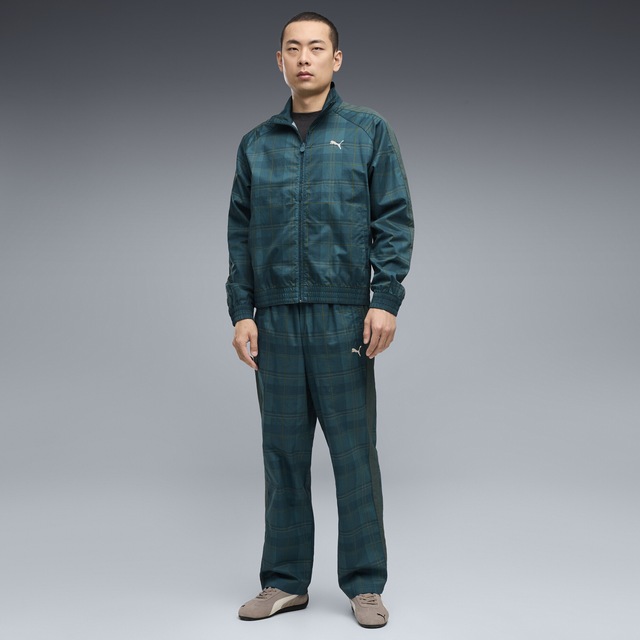 PUMA Trainingsjacke »T7 Relaxed Tartan Trainingsjacke Herren«