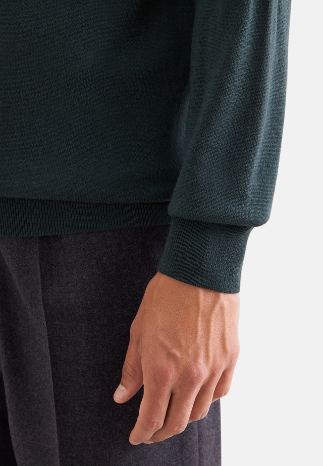 seidensticker Stehkragenpullover »Schwarze Rose« Quarter Zip Uni