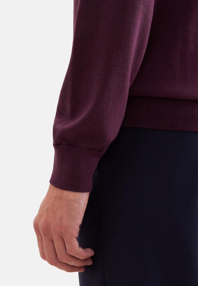 seidensticker Stehkragenpullover »Schwarze Rose« Quarter Zip Uni