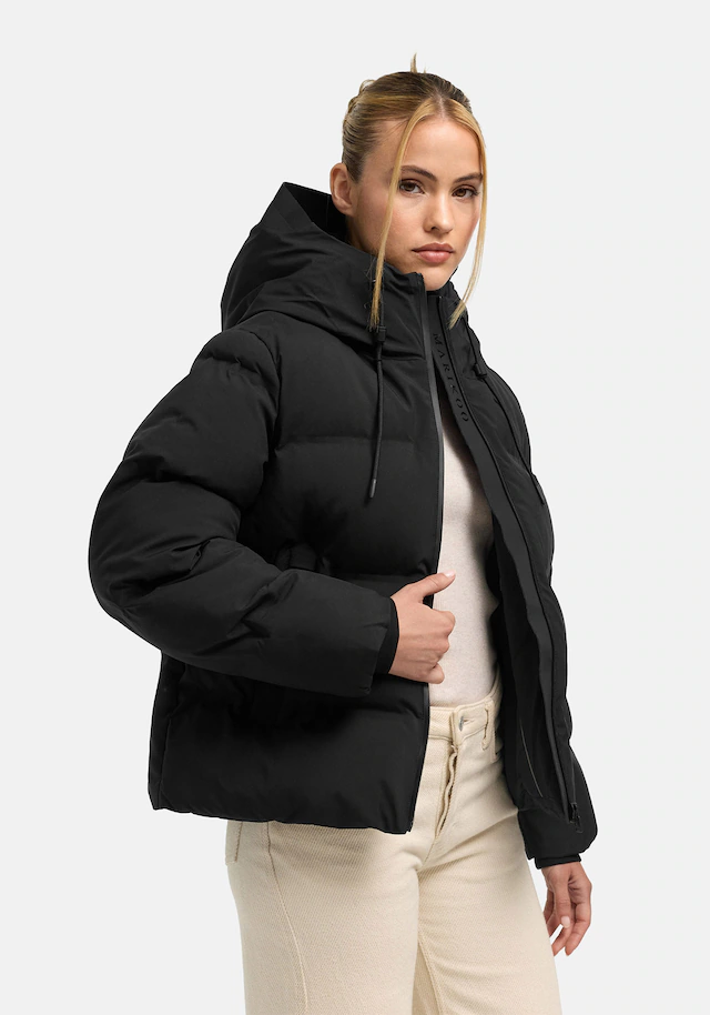 Marikoo Winterjacke »Paddie« mit Kapuze Winterjacke mit Kapuze und voluminöser Steppung