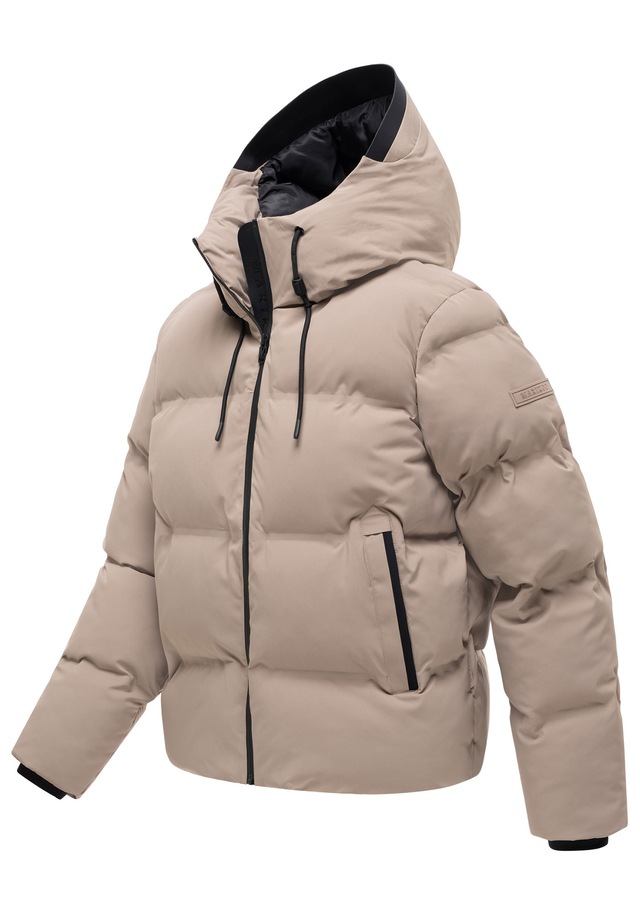 Marikoo Winterjacke »Paddie« mit Kapuze Winterjacke mit Kapuze und voluminöser Steppung