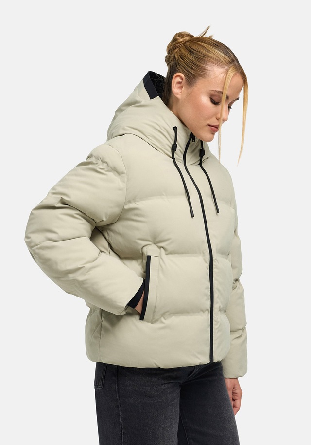 Marikoo Winterjacke »Paddie« mit Kapuze Winterjacke mit Kapuze und voluminöser Steppung