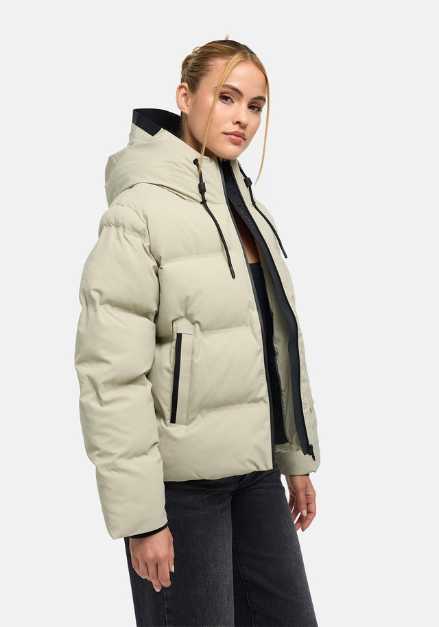 Marikoo Winterjacke »Paddie« mit Kapuze Winterjacke mit Kapuze und voluminöser Steppung