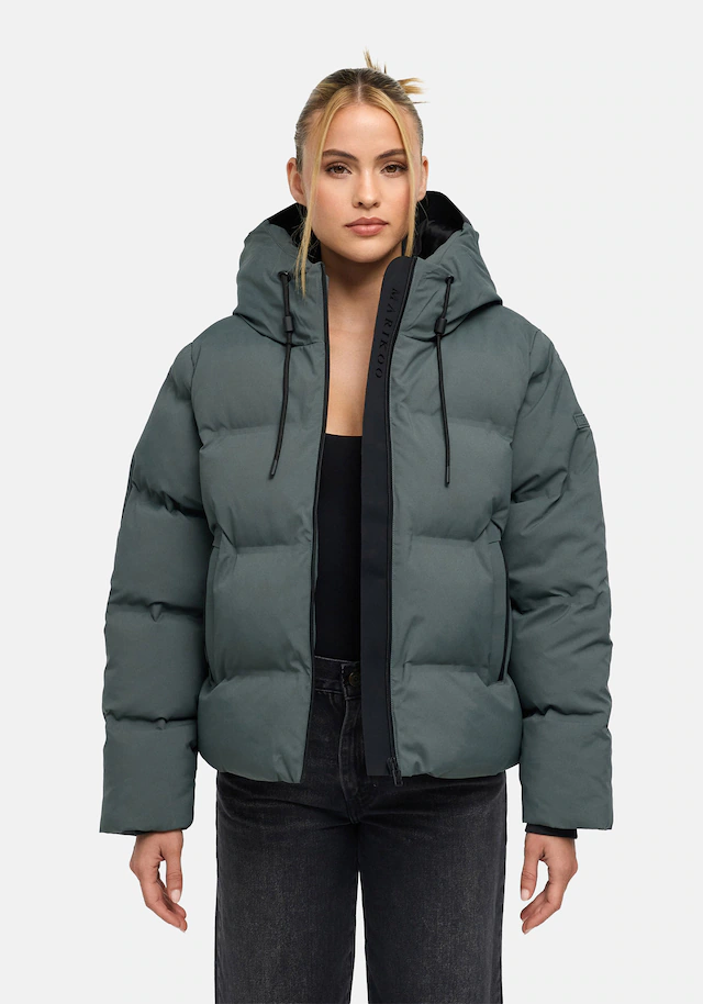 Marikoo Winterjacke »Paddie« mit Kapuze Winterjacke mit Kapuze und voluminöser Steppung