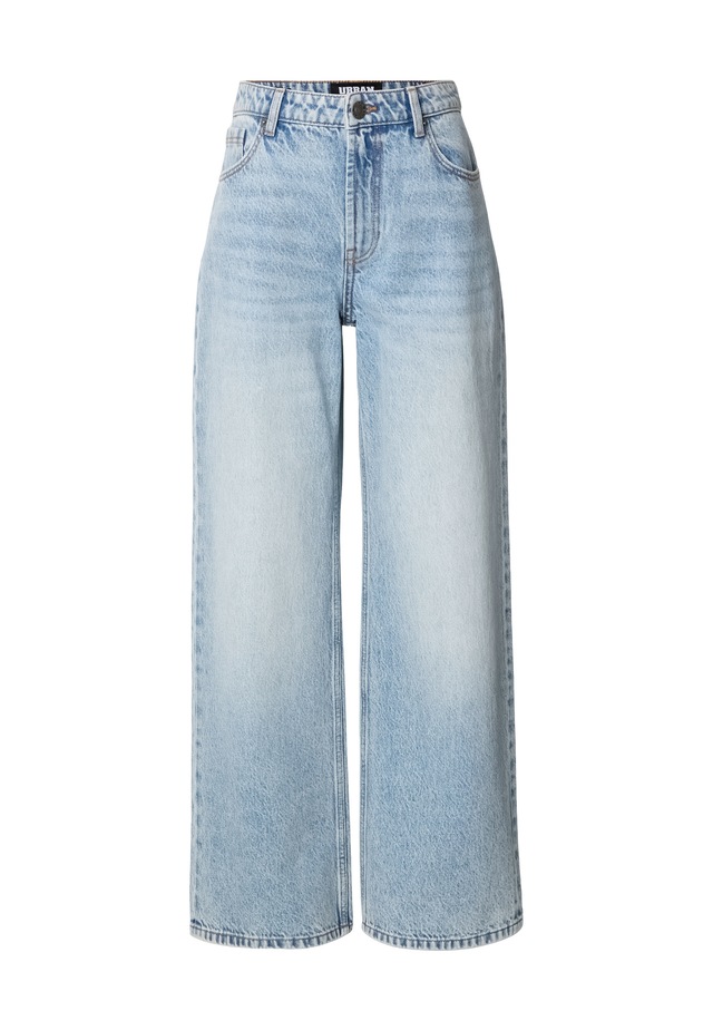 URBAN CLASSICS Bootcut-Jeans »Urban Classics Ladies Regular Wide Leg Jeans« 1