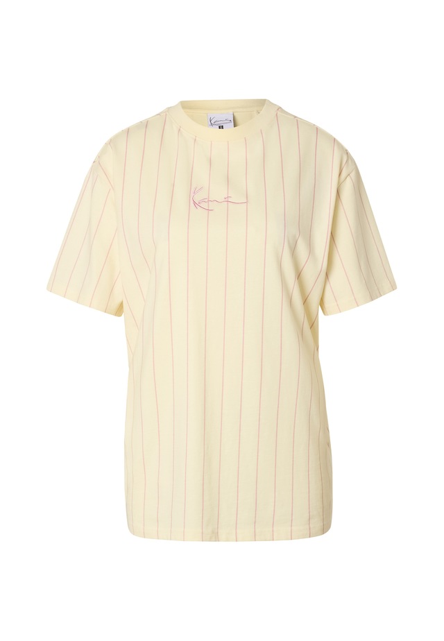 Karl Kani T-Shirt »Karl Kani Small Signature Essential Pinstripe OS Tee« 1