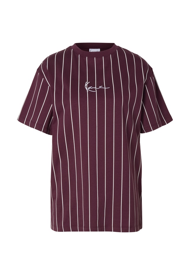 Karl Kani T-Shirt »Karl Kani Small Signature Essential Pinstripe OS Tee« 1
